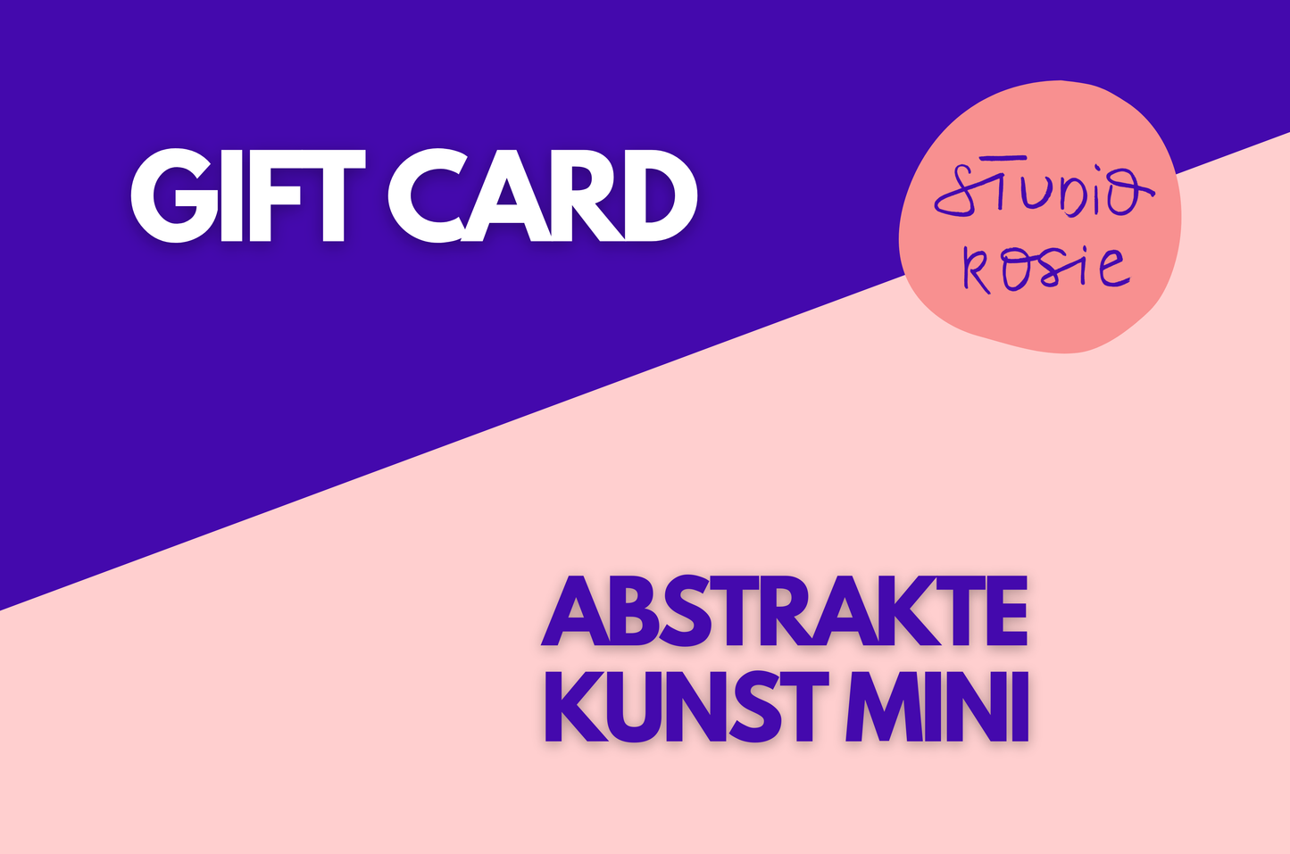 Gutschein: Abstract Art Workshop MINI